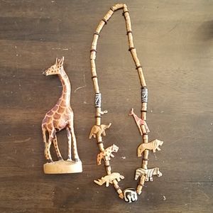 African Necklace & Giraffe